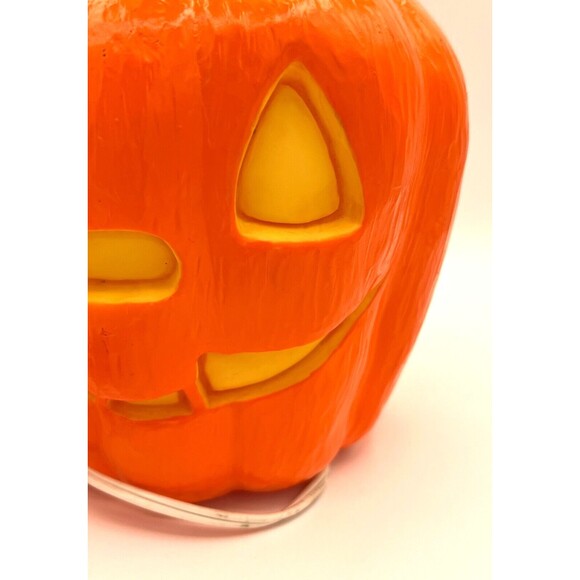 Disney 1999 Winnie The Pooh Halloween Blow Mold BOO Pumpkin Light Up Vintage EUC - Picture 10 of 16